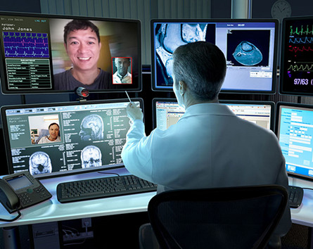 Видеокамера WINSAFE Video PTZ используется для телемедицины, телемедицины и интернет-визитов к врачам