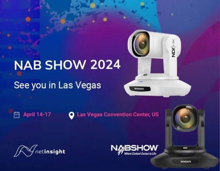 PTZ-камера WINSAFE Living Steaming представлена ​​на выставке NAB 2024